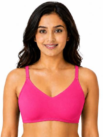 Intihug Enchant Rani Pink Bra | Vibrant Classic Fit