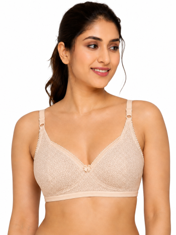 Intihug Floret Skin Bra | Self-Design Cotton Classic Fit