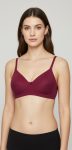 Intihug Chick Lit Purple Bra | Premium Cotton Spandex Fit | Non-Padded
