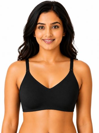 Intihug Enchant Black Bra | Vibrant Classic Fit