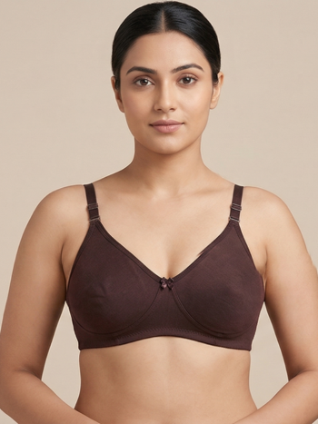 Intihug EXOTICA - COFFEE Bra | Dazzle Tone Interlock Comfort