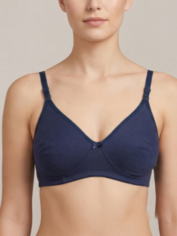 Intihug EXOTICA - NAVY Bra | Dazzle Tone Interlock Comfort