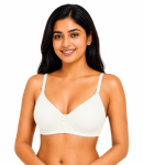 Intihug Grace White Non Paded Bra | Moulded bra