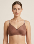 Intihug Tender Brown Bra | Dual Cloth Cups & Backless Design