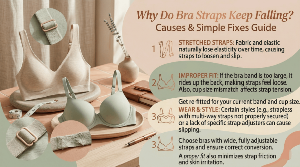 Why Do Bra Straps Keep Falling? Causes & Fixes