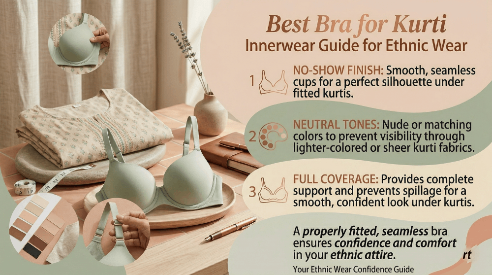 Best Bra for Kurti – Innerwear Guide for Ethnic Wear