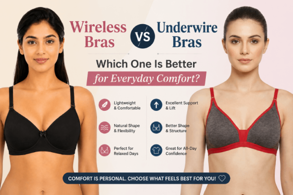 Wireless Bras vs Underwire Bras: Which One Is Better for Everyday Comfort?